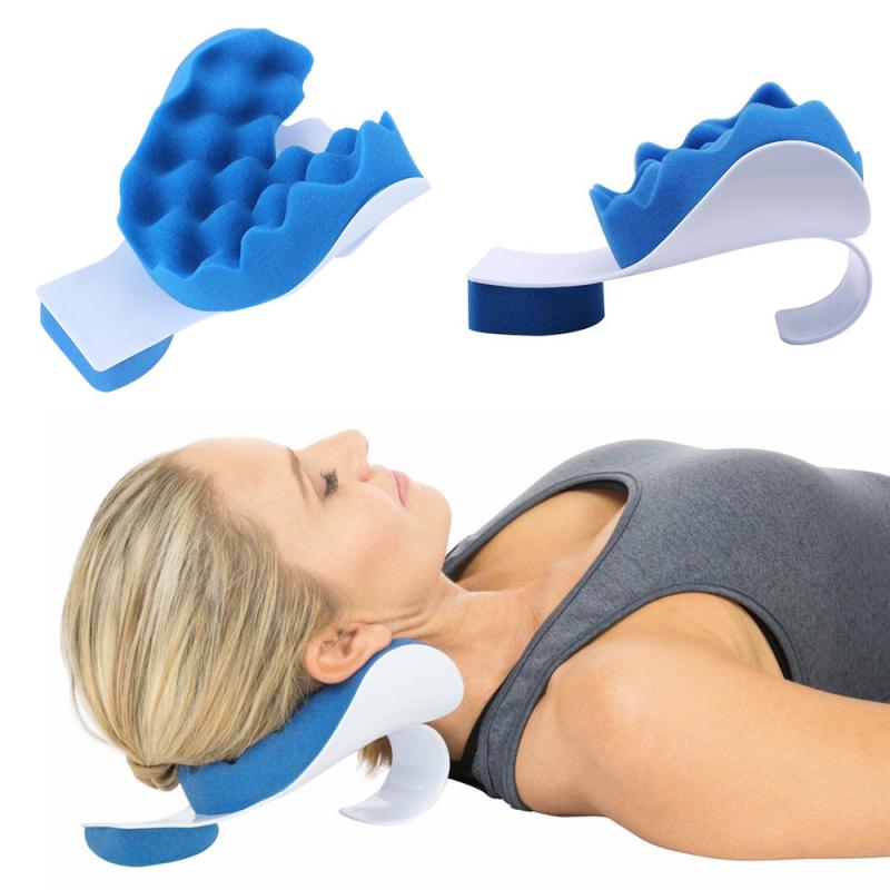 Relief Neck Shoulder Muscle Relaxer Pain Cervical Spine Alignment Pillow  Massage