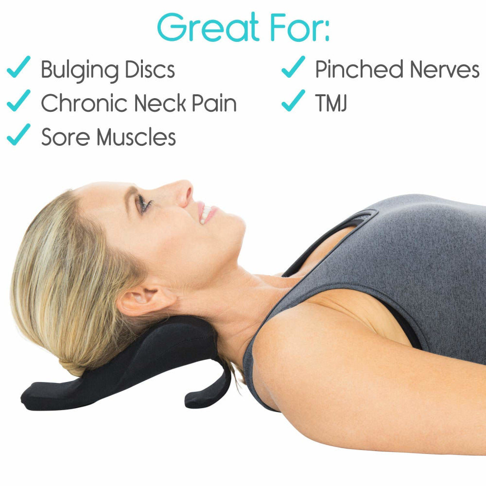 Relief Neck Shoulder Muscle Relaxer Pain Cervical Spine Alignment Pillow  Massage