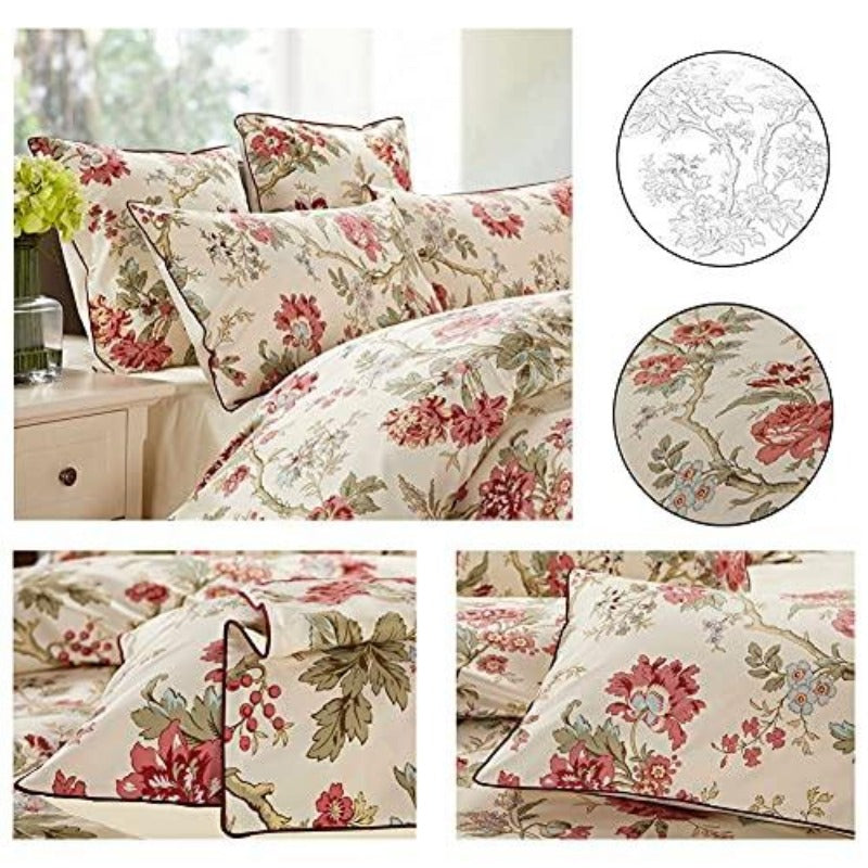 MAKE OFFER: land of nod reversible floral 2024 duvet cover