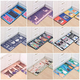 Home Entrance Flannel Doormat Modern Kitchen Mat Bath Carpet Floor Mat - Anna's Linens Store