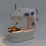 Mini Portable Handheld Sewing Machine Stitch Sew Needlework Cordless Clothes Fabrics - Anna's Linens Store