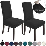 Dining Chair Covers Stretch Chair Covers Parsons Chair Slipcover Chair Covers for Dining Room Set of 2 - Anna's Linens Store